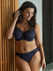 Миниатюра Фото Темно-синий комплект женского белья на большую грудь Fantasie