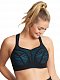 Миниатюра Бюстгальтер Panache Sport Bra 5021, Черный, синий