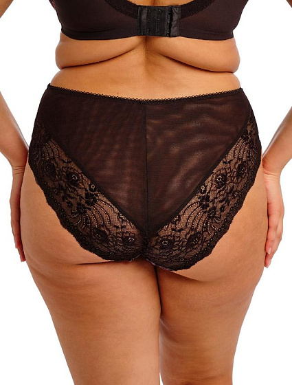 Трусы классические ELOMI MORGAN 4118, Черный с розами