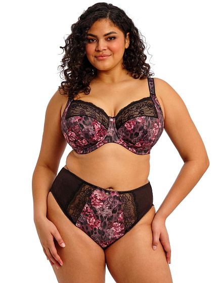 Фото Принтованный комплект белья на большой размер груди Elomi, купить