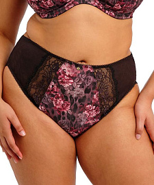 Трусы классические ELOMI MORGAN 4118, Черный с розами