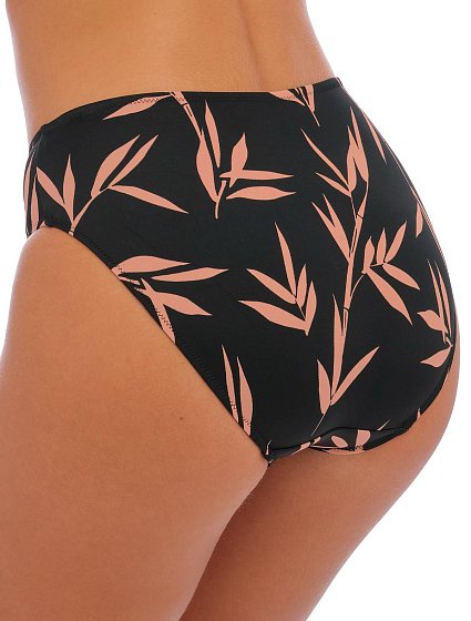 Купальник (плавки) FANTASIE LUNA BAY 502472, Черный с листьями