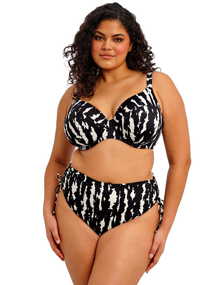 Фото Раздельный купальник на большой размер груди с высокими плавками Elomi